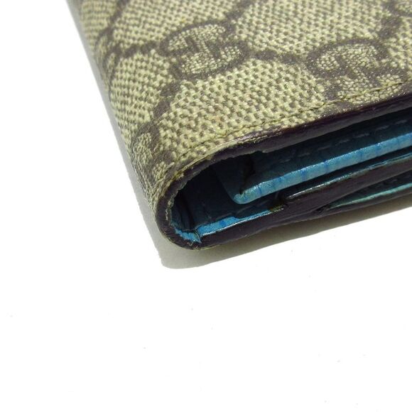 Gucci Gg Supreme Green Canvas Wallet (Pre-Owned) - Picture 10 of 11